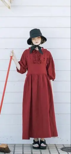 サマンサモスモス【Crosslinen】ジャンスカ レッド