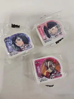 鬼滅の刃　くら寿司　びっくらぽん　消しゴム　猗窩座、カナヲ、冨岡義勇、3個セット