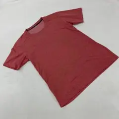UNIQLO クルーネックTシャツ レッド 無 地Lサイズ