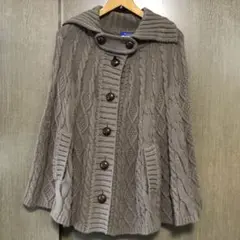 バーバリー ブルーレーベル アウター ポンチョ