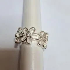 花モチーフ 925 シルバーリング