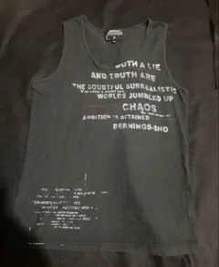 berings sho タンクトップ　英字 y2k archive lgb