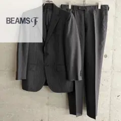 BEAMS F ビームスエフ ウール 毛 シングルセットアップ スーツ 成人式