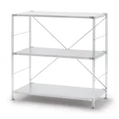 muji 無印良品　ステンレスユニットシェルフ　ステンレス棚セット　ワイド　小