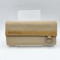 ほぼ未使用　モーガン　長財布　財布　ウォレット　ベージュ