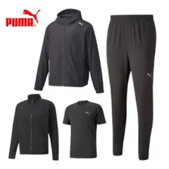 【新品未開封】PUMA ウェア4点セット(ジャケット・パンツ・Tシャツ) S