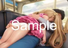 A4サイズアートポスター 1点もの 美女ポスター最高品質 E-L-１