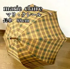 【美品】マリ・クレール marie claire 日傘 チェック柄 雨傘