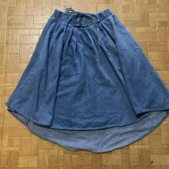 デニムスカート　フリーサイズ