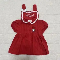 フタフタ　サンリオ　コラボ　マイメロディー　90cm 半袖ブラウス　女の子