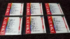 クラウン CD演歌カラオケ全曲集 6点セット 中古品 歌詞ブック付