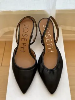 JOSEPH：パンプス（37.5）黒 仕事 オフィス 未使用 美品 訳あり