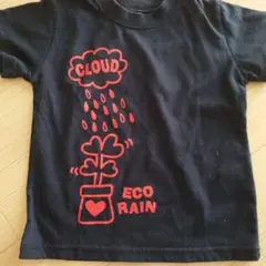 CLOUD ECO RAIN Tシャツ 黒