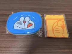 ドラえもん 映画25周年記念 ランチボックス お弁当箱バンダナ付き未使用 非売品