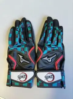 Mizuno バッティング用手袋ジュニア用鬼滅の刃コラボ　JMサイズ