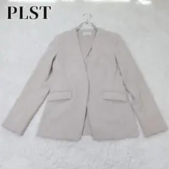 プラステ PLST ノーカラージャケット 近年モデル ストレッチ ウォッシャブル