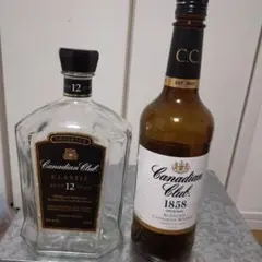 Canadian Club Classic 12 Years & 1858空き瓶