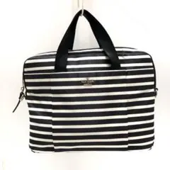 ✨極美品✨ ボーダー Katespade ナイロン 2way ビジネス A4