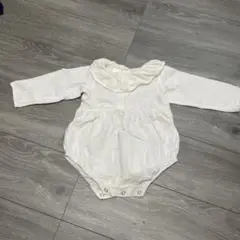 ホワイトロンパース サイズ80