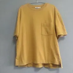UNIQLO U マスタード Tシャツ Mサイズ　イエロー