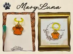 MaryLuna 犬の足跡型チャーム オレンジ