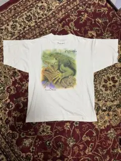 レア　90s コスタリカ イグアナ Tシャツ　メンズM
