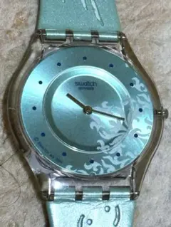 Swatch skin ミントグリーン花柄 2004年モデル
