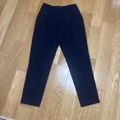 PLST ネイビー センタープレス パンツ Sサイズ