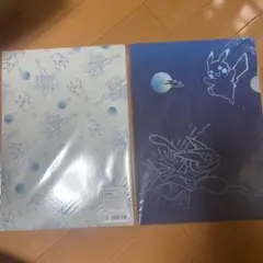ポケモン クリアファイル2枚 ゲッコウガとピカチュウの NINJA SHUGYO