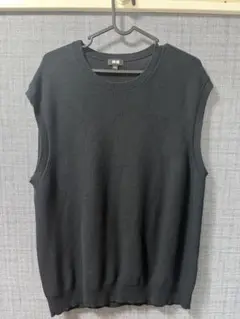 UNIQLO ネイビー　ノースリーブベスト Lサイズ