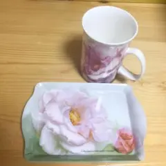 アシュデン　マグカップ&トレイ