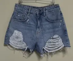 ZARA ダメージ加工ショートパンツ EUR36