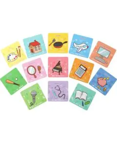 選び取りカード 13種類セット 1歳 お祝い 誕生日祝い (正方形POP)