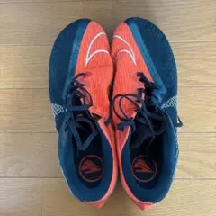 NIKE 陸上競技用スパイクシューズ オレンジ ネイビー　26センチ