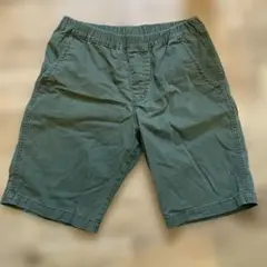 オリーブ・ベージュ ハーフパンツ 2枚セット