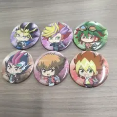 遊戯王 チビキャラ 缶バッジ 6個セット