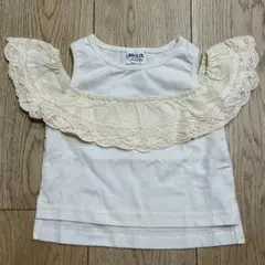 【タグ付き】肩開きレースTシャツ【BREEZE】