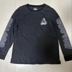 PALACE 長袖 ロンT Lブラック