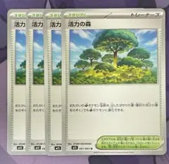 活力の森　4枚セット