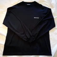 【正規品】バレンシアガ ロングTシャツ 黒 BALENCIAGA メンズ XS