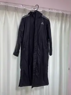 adidas 防水ベンチコート 黒
