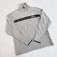アダバット　長袖Tシャツ　ハイネック　グレー　サイズ46 日本製　ワールド