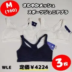 ①【WLE】ジュニア　スポーツ　ブラジャー　ブラ　M　160　新品