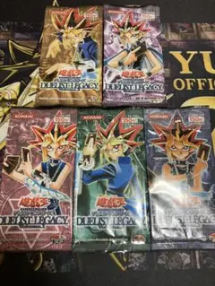 遊戯王　デュエリストレガシー　未開封パック　5パック