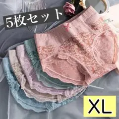 ショーツ 5枚　XL インナー パンツ レース まとめ売り レディース 869