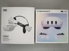 Meta Quest 3 4K 512GB ヘッドセット(ホワイト) 付属品付き