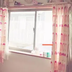 バレエシューズプリントカーテン