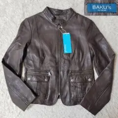 新品タグ付✨　ハルフ　シングルライダース　レザージャケット　大きいサイズ　XL