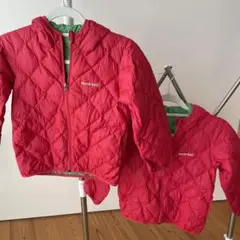 mont-bell120リバーシブルダウンパーカー2着セット