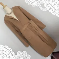 ◎ アーバンリサーチ ノーカラー ロング コート 二次会 お呼ばれ 結婚式